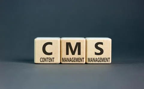 CMS content management system symbol. Concept words CMS content management .. 写真素材