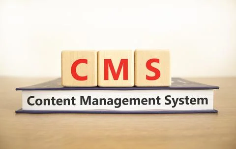 CMS content management system symbol. Concept words CMS content management .. 写真素材