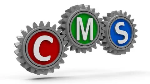 CMS gears Stock Illustration