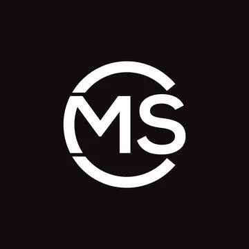 CMS Letter monogram Initial Logo Design Template Vector Illustration. CMS e.. Stock Illustration