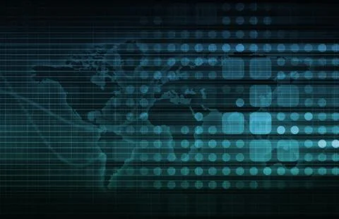 Cms technology Illustrazione stock