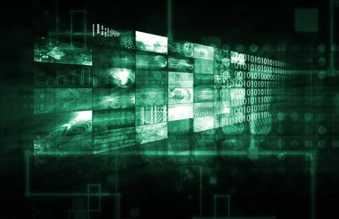 Cms technology Stock Illustration