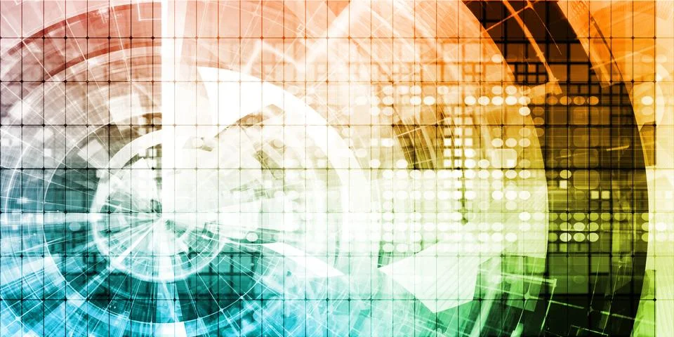 CMS Technology Stock Illustration