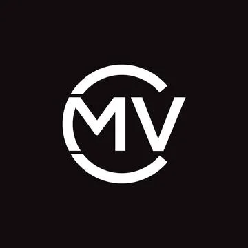 CMV Letter monogram Initial Logo Design Template Vector Illustration. CMV e.. Stock Illustration
