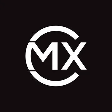 CMX Letter monogram Initial Logo Design Template Vector Illustration. CMX e.. Stock Illustration
