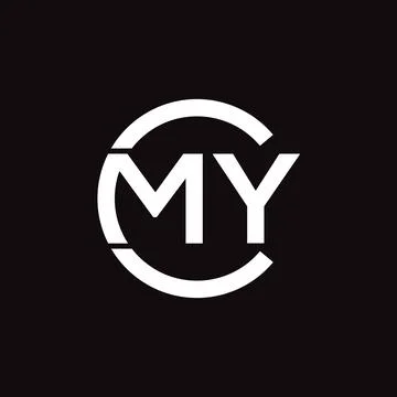 CMY Letter monogram Initial Logo Design Template Vector Illustration. CMY e.. Stock Illustration