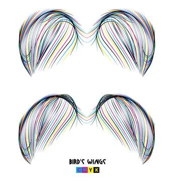 CMYK circle effect circle logo circles swirl background, dot circle gradient Illustrazione stock