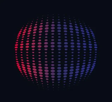 CMYK circle effect circle logo circles swirl background, dot circle gradient 库存插图