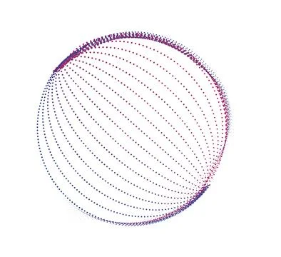 CMYK circle effect circle logo circles swirl background, dot circle gradient Stock Illustration