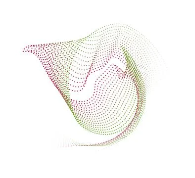 CMYK circle effect circle logo circles swirl background, dot circle gradient Stock Illustration