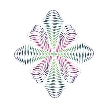 CMYK circle effect circle logo circles swirl background, dot circle gradient Illustrazione stock