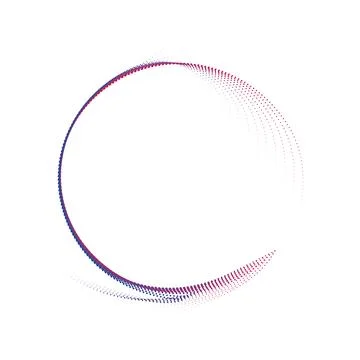 CMYK circle effect circle logo circles swirl background, dot circle gradient Stock Illustration