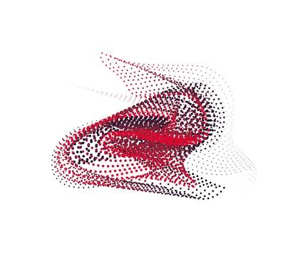 CMYK circle effect circle logo circles swirl background, dot circle gradient Stock Illustration