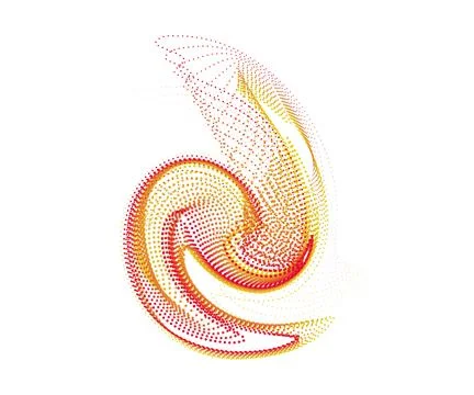 CMYK circle effect circle logo circles swirl background, dot circle gradient Illustrazione stock