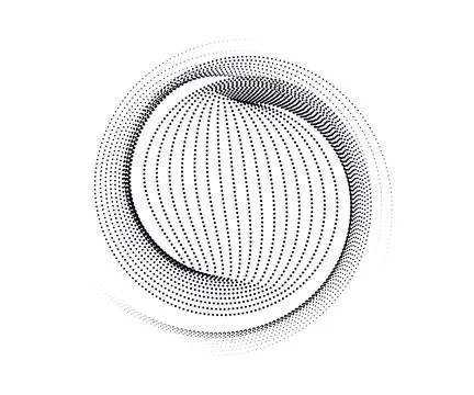 CMYK circle effect circle logo circles swirl background, dot circle gradient イラスト素材