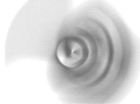 CMYK circle effect circle logo circles swirl background, dot circle gradient Stock Illustration