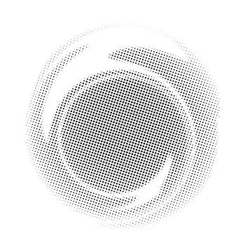 CMYK circle effect circle logo circles swirl background, dot circle gradient Stock Illustration