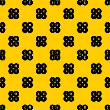 CMYK circles pattern vector 스톡 일러스트