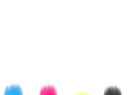 CMYK colored smoke on white background Stock Footage 77267519