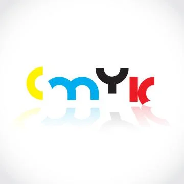 Cmyk concept Stock Illustration