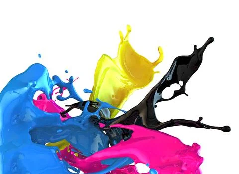 Cmyk concept Stock Photos