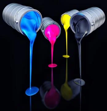 Cmyk Illustrazione stock