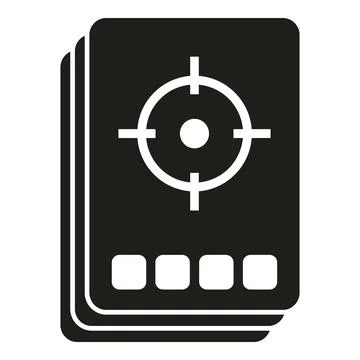 Cmyk paper icon simple vector. Ink offset Illustrazione stock