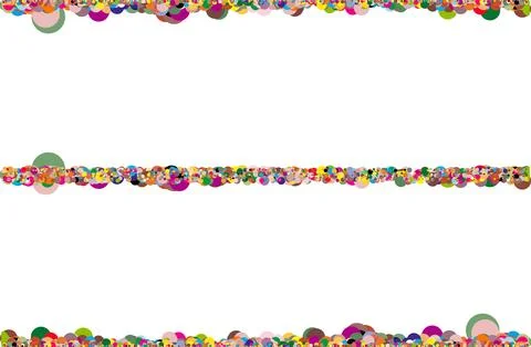 A cmyk pattern of dots on a white background,  abstract dots Illustrazione stock