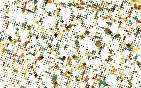 A cmyk pattern of dots on a white background,  abstract dots Stock Illustration