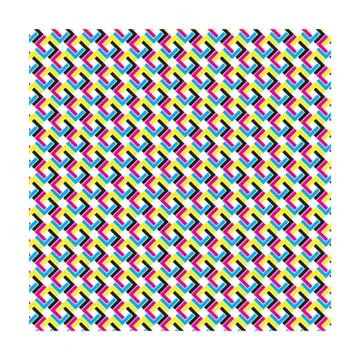 CMYK pattern seamless 스톡 일러스트