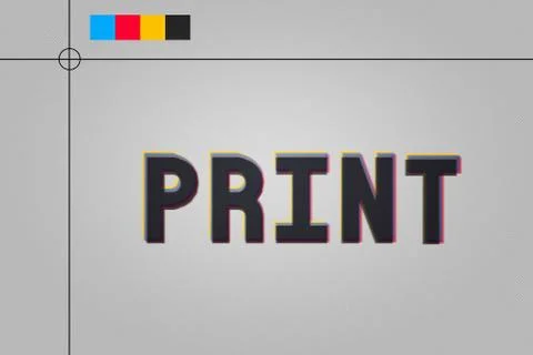 CMYK Print Paper Texture Stock Illustration