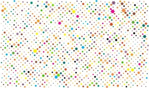 CMYK Scattered Particle Halftone Background, vintage grunge colorful halftone Stock Illustration