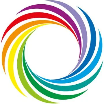 CMYK Swirl Stock Illustration