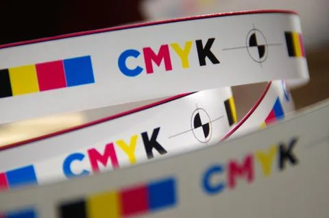 Cmyk test Foto stock