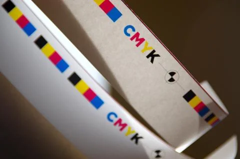 Cmyk test Foto stock