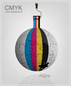 CMYK vector Stock Illustration