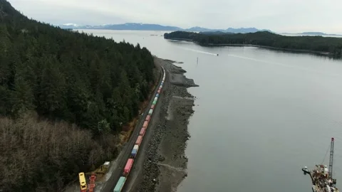 CN Container Train Stock Footage 149899482