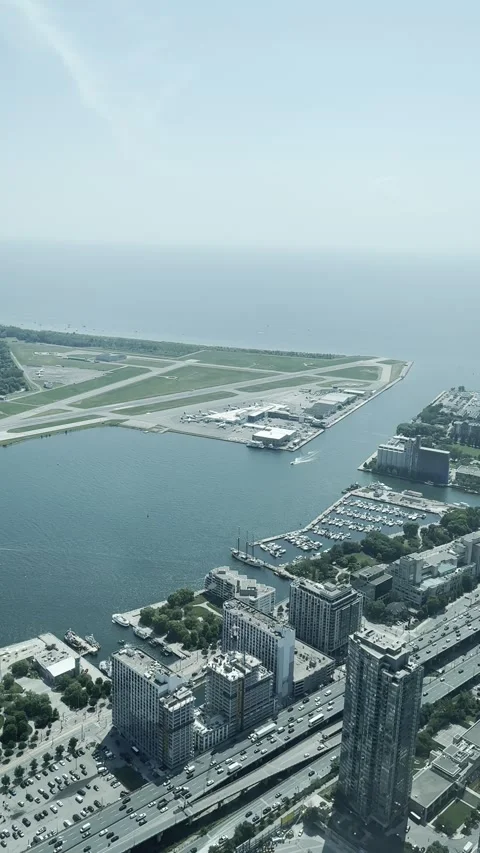 CN Tower Cityscape Video Video stock 245765033