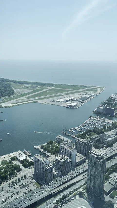 CN Tower Cityscape Video Video stock 245765115