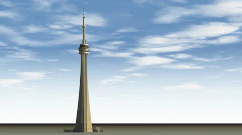 CN Tower Stock Footage 26174812