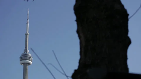 CN Tower Stock Footage 34028418