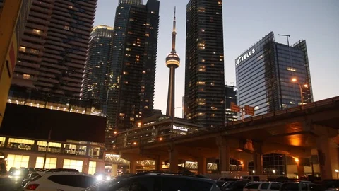 CN Tower Stock Footage 88335161