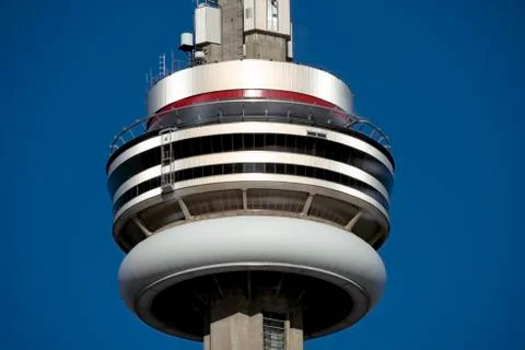 CN tower perspective Stock Photos