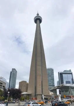 CN Tower Perspective view Stock Photos