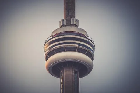 CN Tower in Toronto, August 3rd 2018 Stock Photos
