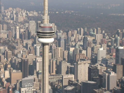 CN Tower-Toronto Stock Footage 734712