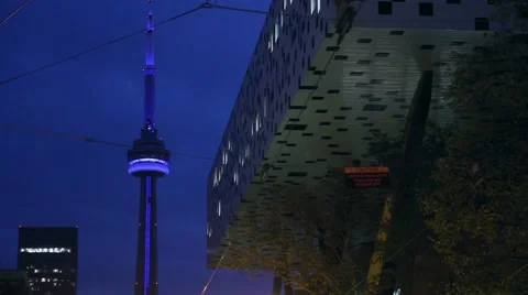 CN Tower Toronto Vídeos de archivo 48545358