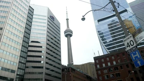 The CN Tower, Toronto Stock Footage 253763213