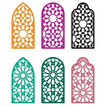 Cnc Abstract pattern Vector Border Illustrazione stock