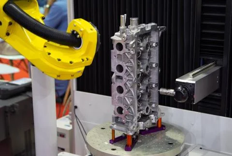 CNC CMM Measuring Robotic Stock Photos